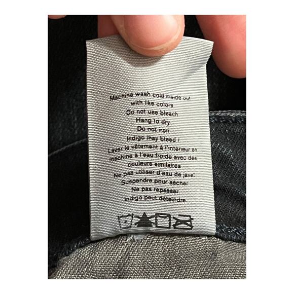 Rag & Bone Jeans High rise skinny dark blue size 24 - Picture 7 of 8